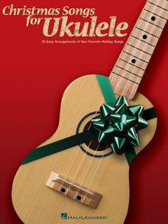 Christmas Songs for Ukulele Sheet Music Uke Solo 20 Songs Hal Leonard