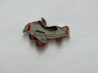 Pedal Car Pin Badge Vintage Lapel Pin Pursuit Airplane Pin