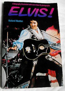 Elvis by Richard Wootton 1985 Paperback Presley Photos Biography