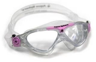 Aqua Sphere Vista Jr. Swim Goggle Clear G litter Great for Swimming