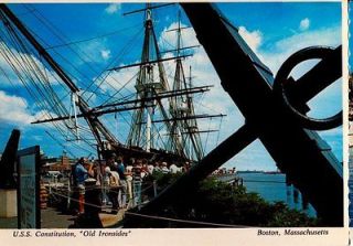 Postcard 901497 Old Ironsides Anchor Boston Ship