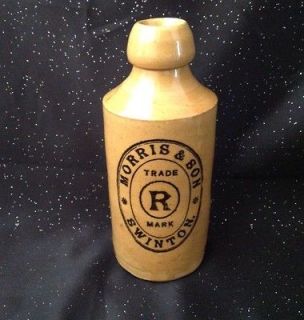 Antique Stone Ware Beer Bottle   c.1800s   Perfect Condition