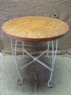 Vintage Childs Ice Cream Table Antique Old Stool Parlor Soda