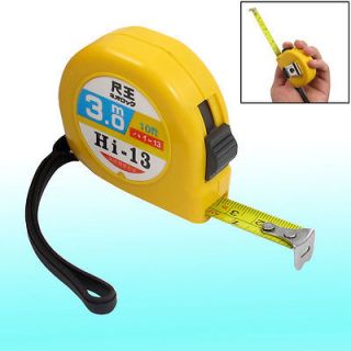 Yellow Ruler Tape Architect Measuring Tool 3 Meters 10Ft
