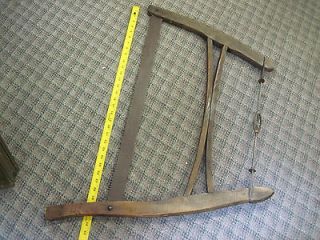vintage primitive antiuqe bucksaw buck saw wood cutting hand tool