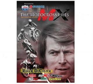The Motocross Files   ROGER DECOSTER DVD   Classic Suzuki MX Rider New