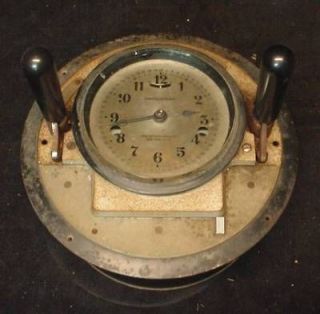 antique time clock