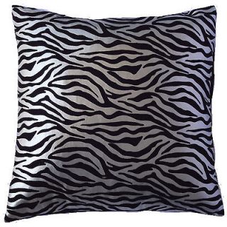 New Silver Purple Zebra Pattern Decorative Throw Sofa Pillow Case