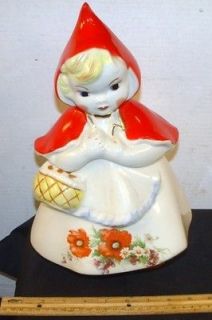 Vintage Hull Little Red Riding Hood Cookie Jar