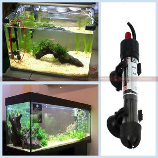Submersible Aquarium Fish Tank Adjustable Insulation Glass Heater H