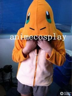 Pokemon Charmander fleece hood hoodie Costume Cosplay S M L XL size