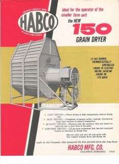 Farm Equipment Brochure   Habco   Grain Dryer Jet Drying Fans Set of 5