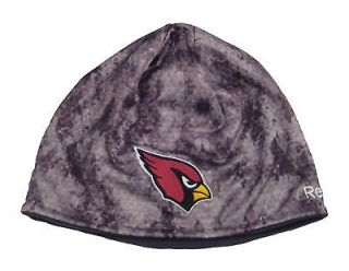 New NFL Arizona Cardinals Reebok Grey Camo Beanie Hat Cap