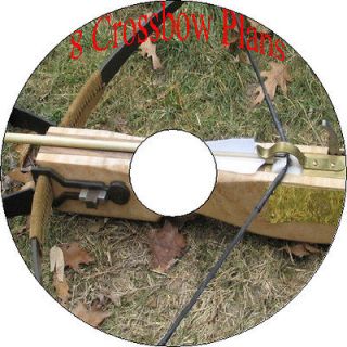 Vintage Plans how to build a Crossbow Bow & Arrow CD Archery Homemade