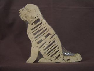 NEW GoldenDoodle Dog Wooden Scroll Saw Toy Puzzle