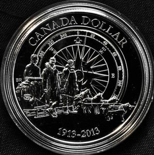 Canada BU Silver Dollar   100th Anniversary of the Arctic Expedition