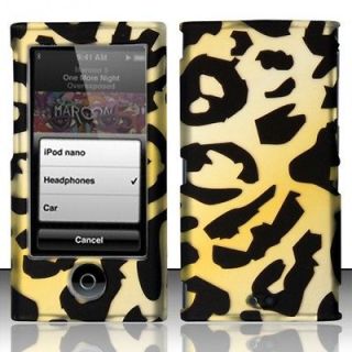 ZIZO Apple iPod Nano 7 7G Rubberized Hard Cover Case Cheetah Animal