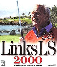 LINKS LS 2000   LS2000 Atari Arnold Palmer Golf Simulation PC Game