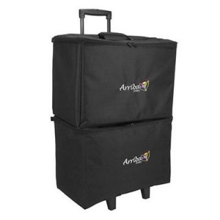 Arriba ACR 19 Rolling Case w/ Arriba ATP 19 Padded Carrying Bag Case