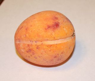 Vintage Italian Alabaster Stone Fruit Nectarine