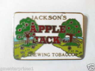 Apple Jack Chewing Tobacco Cloisonne Pin (Ex Lg) Rare