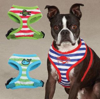 ANY SIZE & COLOR   BEACHCOMBER   DOG PUPPY NAUTICAL HARNESS