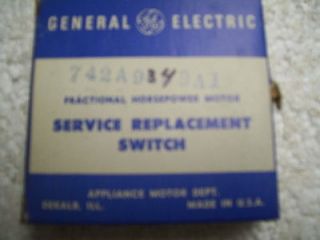 GE Fractional Horespower Motor replacement starting switch 5032C