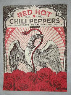 Newly listed Red Hot Chili Peppers Concert Poster Justin Helton Status
