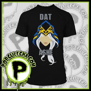 nx   League of Legends   Dat Ashe Black Mens T Shirt (JINX)