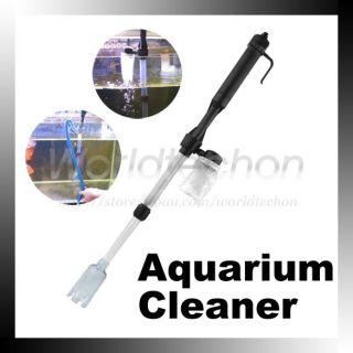 Aquarium Electrical Syphon Fish Tank Vacuum Gravel Water Filter