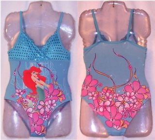 NEW ARIEL THE LITTLE MERMAID SPARKLY BATHING SUIT 5