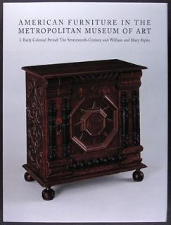 ANTIQUE AMERICAN 17th CENTURY FURNITURE in the METROPOLITAN MUSEUM OF