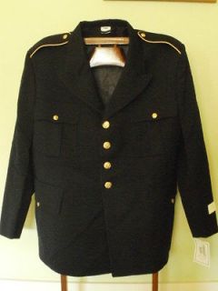 Army Enlisted Mens Blue wool Dress Coat Jacket Tunic Current ASU