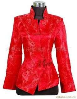 Chinese Womens Traditional jacket /coat Cheongsam Vest Dress M 3XL