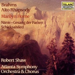 Shaw/Aso   Brahms Alto Rhapsody Gesang Der Parzen Nanie & Sc [CD New]