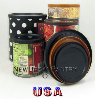 Reusable Tin Can Covers/ Couvercles for canned food. Assorted Size