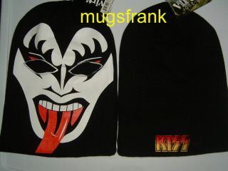 Gene Simmons Kiss Tongue Ski Mask Knit Hat NWT