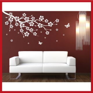 Plum Blossom Flower Floral Tree WALL STICKER DECAL