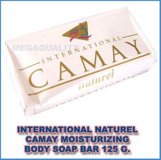 INTERNATIONAL Naturel CAMAY MOISTURIZING BODY SOAP BAR 125 G.