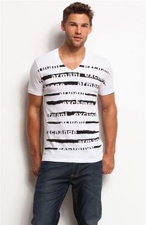New Armani Exchange AX Mens Slim/Muscle Fit Graphic Eagle Illusion