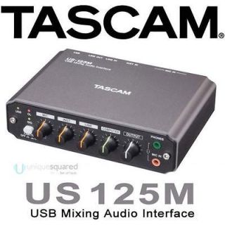 Tascam US 125M USB Mixing Computer Audio Interface