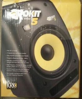 KRK Rokit 5 Powered Speakers w/ AIAIAI TMA1 Studio DJ Headphones