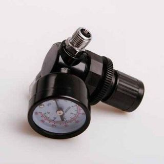 black Air Compressor pressure control Regulator regulate machine 0