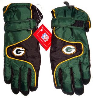 Packers Football NFL Reebok YOUTH Gloves   Authentic & New With Tags