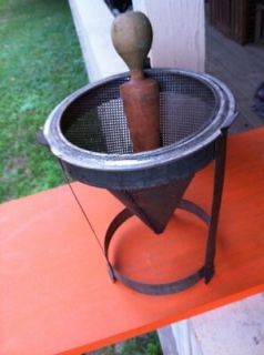 ,Sieve strainer for Canning, Wood Pestle,Apothec​ary For pills