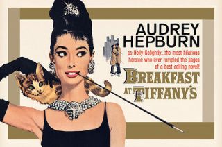 Audrey Hepburn Breakfast At Tiffanys Cover Poster