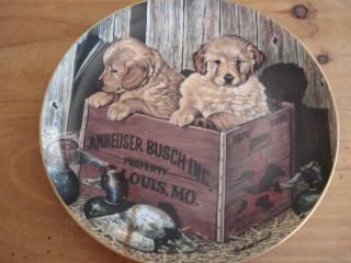 Budweiser Plates by Marlowe Urdahl Hand Signed by the Artist 4