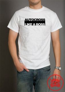 AUTOCROSS LIKE A BOSS racing shirt subaru scooby racing sti z3 turbo