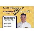 SCOTT WIMMER SIGNED 2009 REPAIR BILLS NASCAR POSTCARD