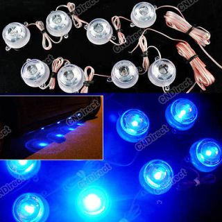 4x 3 LED Car Charge 12V Glow Interior Decorative 4in1 Atmosphere Light